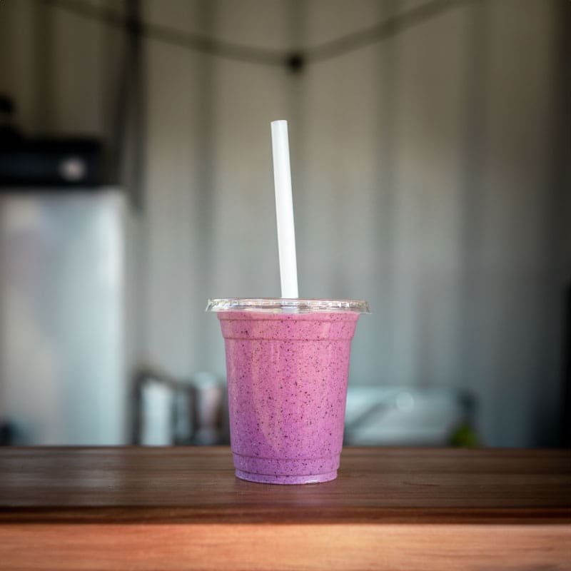 Smoothie on table
